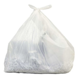 30L White Plastic Pedal Bin Liners