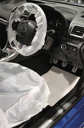 Subaru disposable interior protection