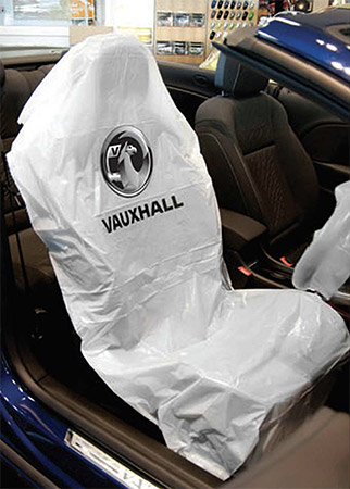 Vauxhall disposable seat cover