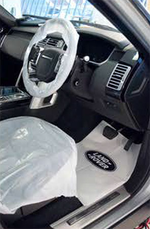 Land Rover disposable interior protection products